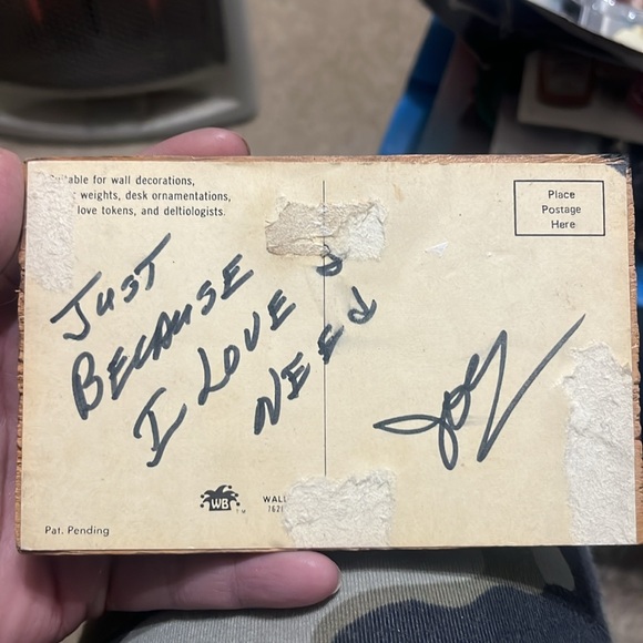 Vintage Wooden Sign KNOWING YOU MAKES MY LIFE MORE BEAUTIFUL - Picture 2 of 2